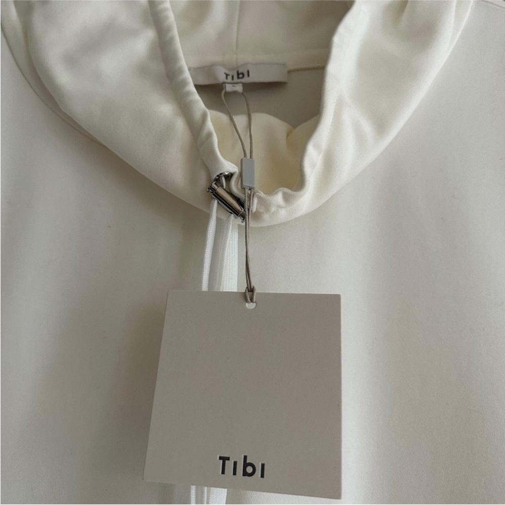 Tibi Funnel Neck Scuba Jersey Dress - Picture 5 of 7